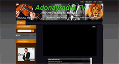 Desktop Screenshot of adonayradio.com