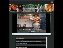 Tablet Screenshot of adonayradio.com